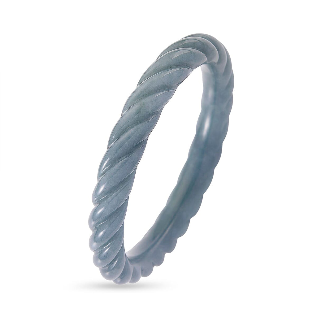 Guatemala Natural Jadeite Bangle (Size - 7.5) 300.00 Ct.