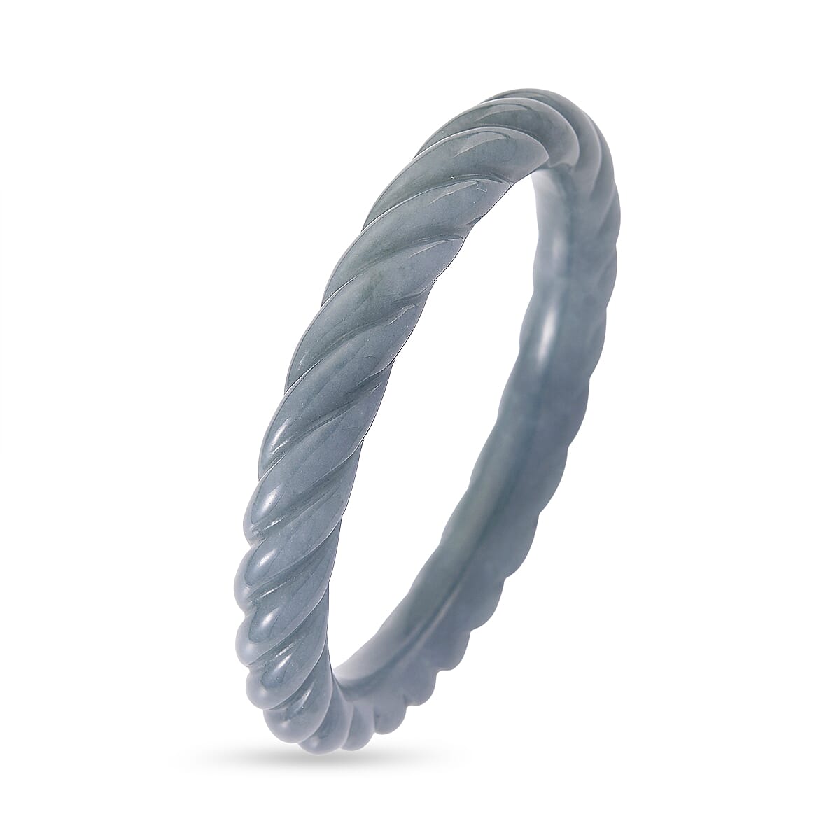 Natural Olmec Jadeite Carving Bangle (Size - 7.5) 300.00 Ct. 8311269 11
