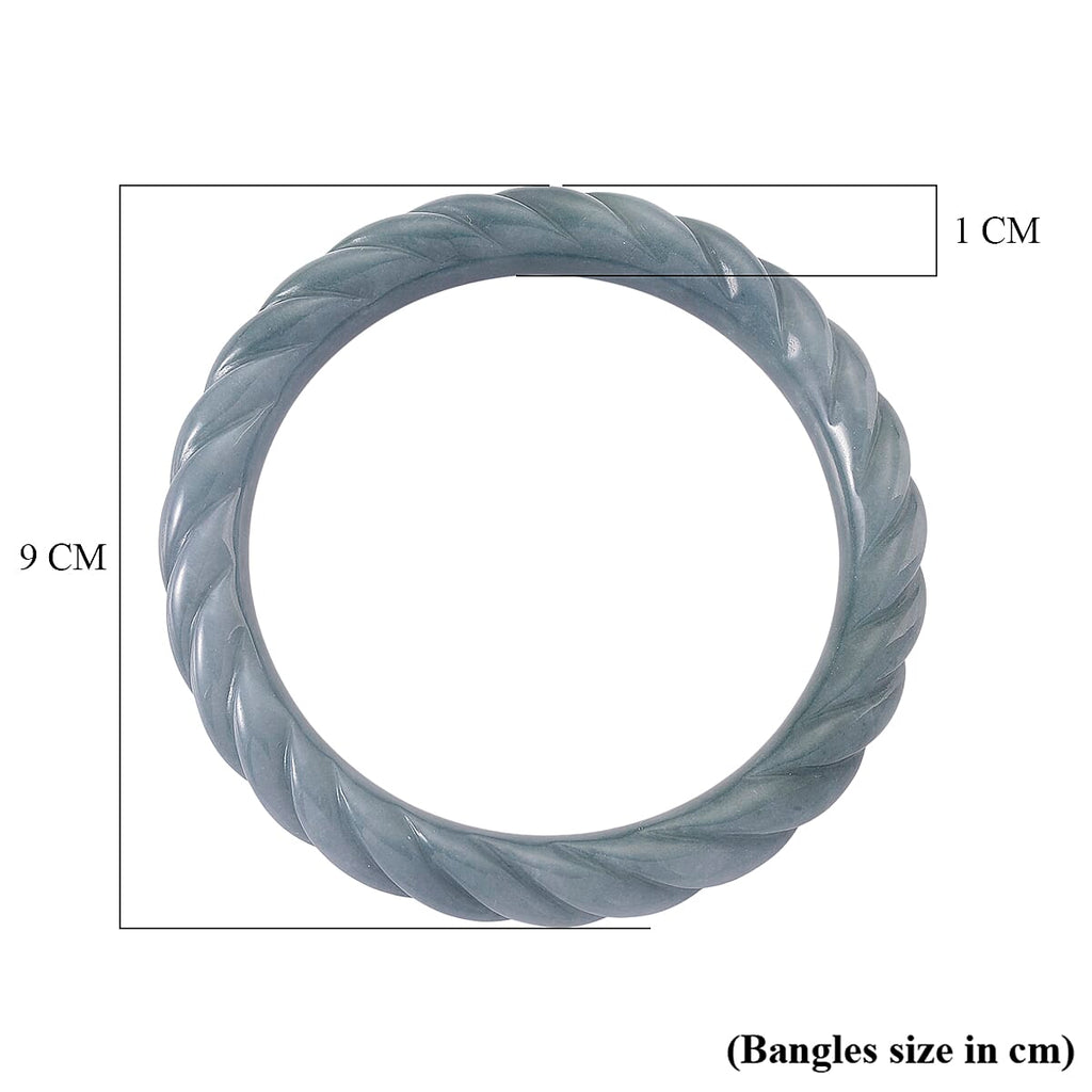 Guatemala Natural Jadeite Bangle (Size - 7.5) 300.00 Ct.