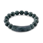 Natural Jade Stretchable Bracelet (Size - 7.5) 190.00 Ct.