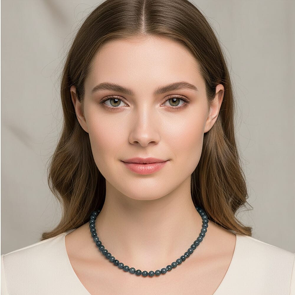 Natural Type A Jadeite Jade Necklace (Size - 30.0) 200.00 Ct. 8313865 3