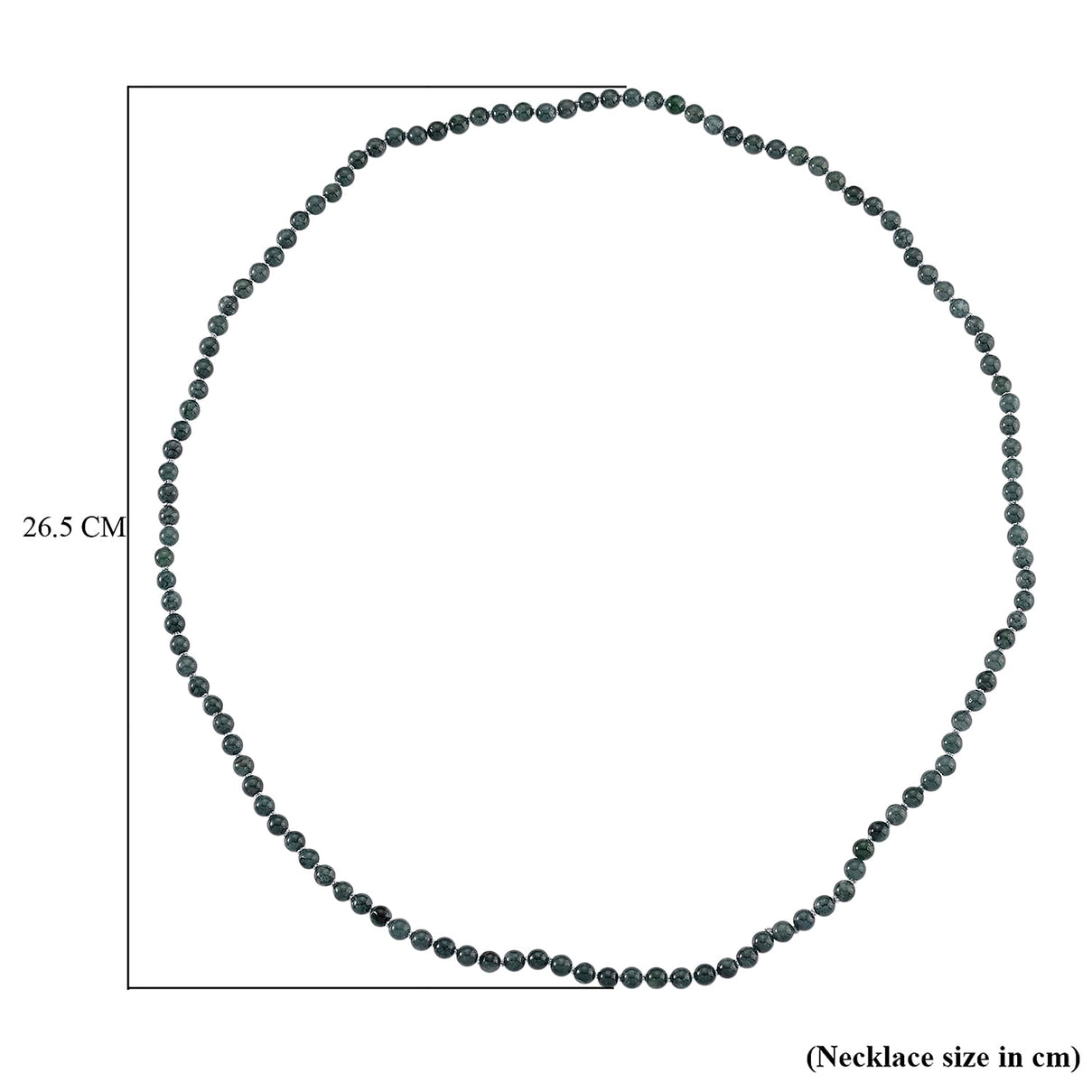 Natural Type A Jadeite Jade Necklace (Size - 30.0) 200.00 Ct. 8313865 6