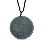 Natural Jadeite Jade Buddha Necklace (Size -28 ) with Adjustable Cotton Thread