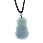 Natural Type A Jadeite Adjustable Buddha Necklace (Size - 28) 55.00 Ct.