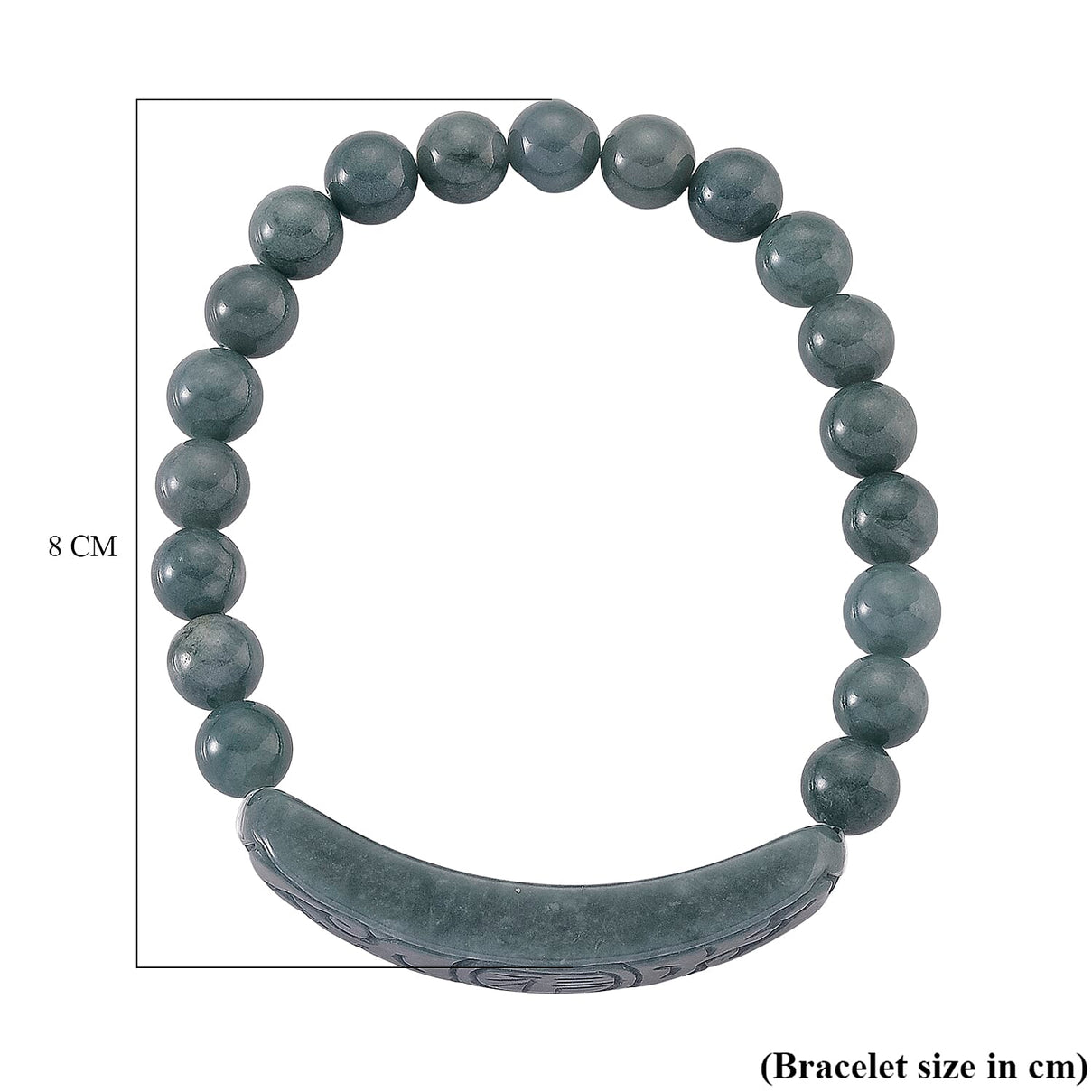 Natural Type A Jadeite Jade Bracelet (Size 7.5 Adjustable) 130.00 Ct. 8313863 6