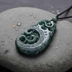 Natural Type A Jadeite Jade Necklace with Cotton Thread (Size 28 Adjustable) 125.00 Ct.
