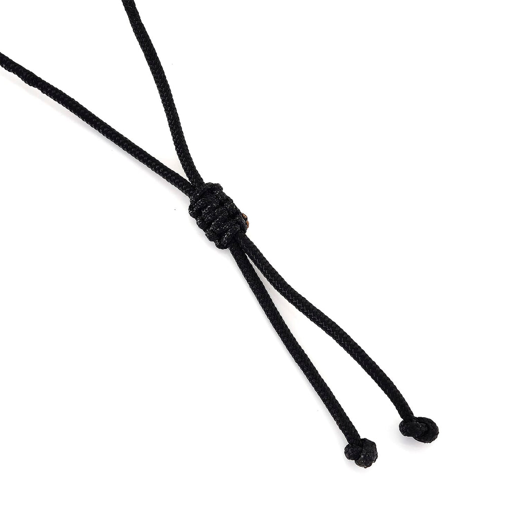 Natural Type A Jadeite Jade Necklace with Cotton Thread (Size 28 Adjustable) 125.00 Ct.