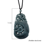 Natural Type A Jadeite Jade Necklace with Cotton Thread (Size 28 Adjustable) 125.00 Ct.