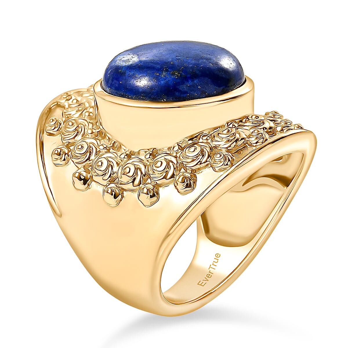 Natural Lapis Lazuli Solitaire Ring  10.16 Ct. 8202500 3