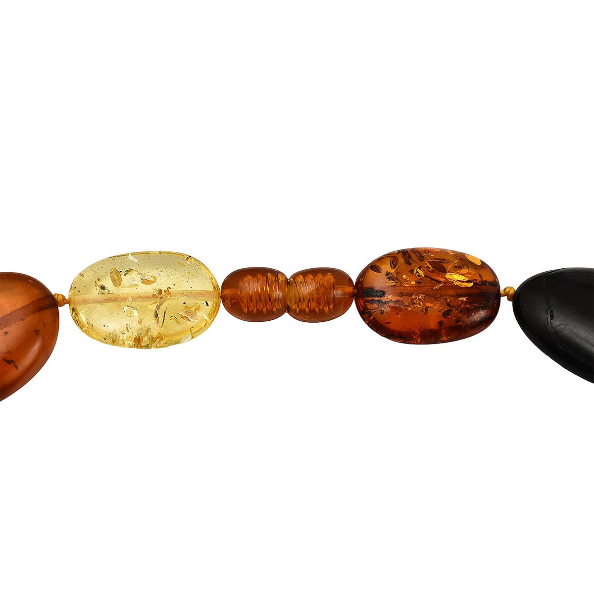 Natural Multi - Colour Baltic Amber Necklace (Size 18) 7832917 3
