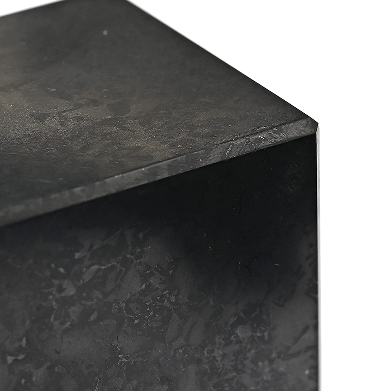 Natural Shungite Cube Presented In a Drawstring Velvet Pouch 600.00 Ct 8321452 6