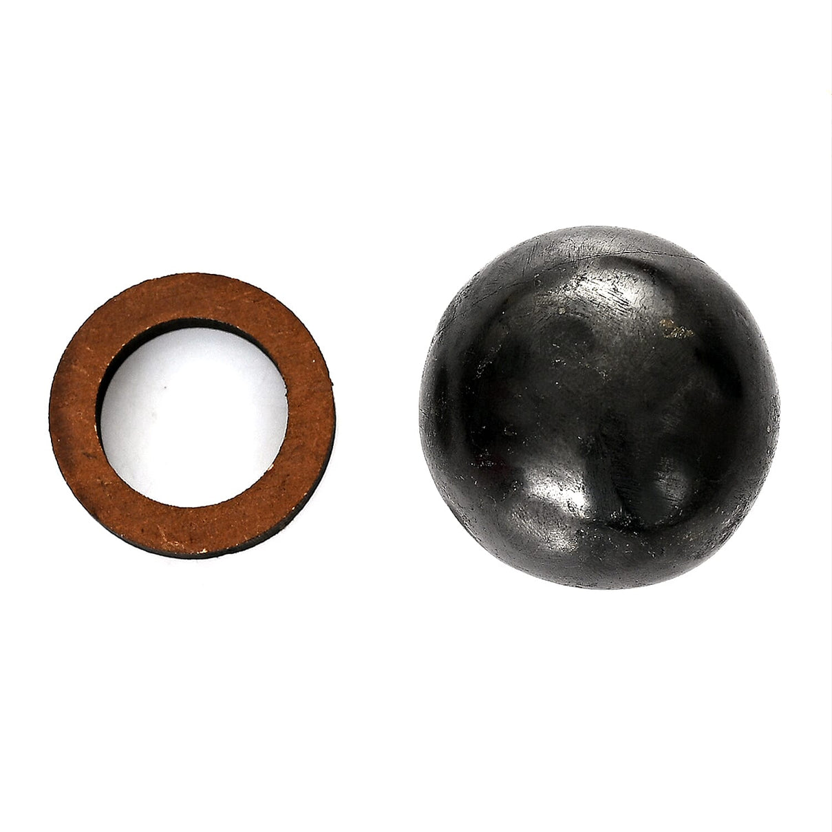Natural Shungite Sphere Presented In a Drawstring Velvet Pouch 274.00 Ct 8321449 7
