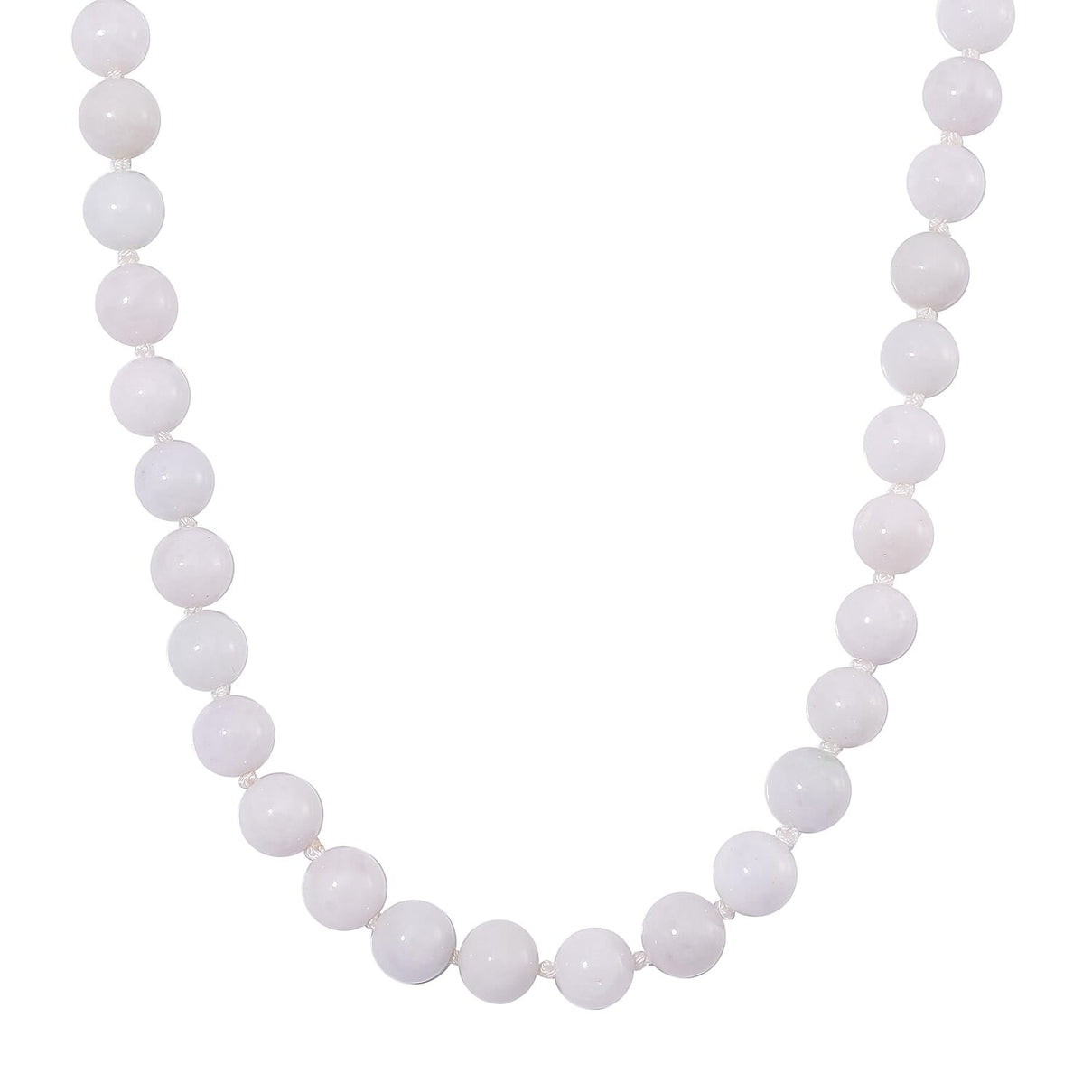 Natural Type A Jadeite Necklace (Size - 20) With Sterling Silver Magnetic Clasp 660.0 Ct. 7929620 0
