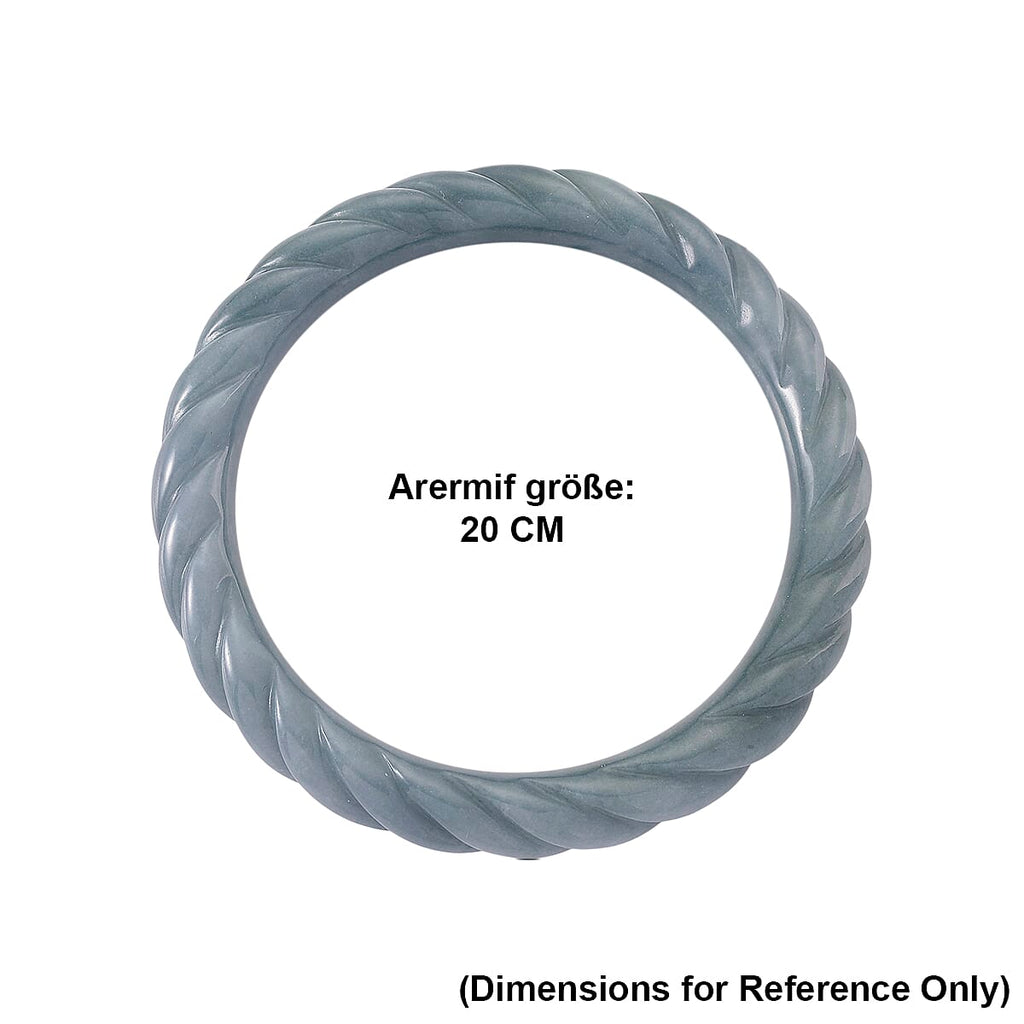 Guatemala Natural Jadeite Bangle (Size - 8) 305.00 Ct.