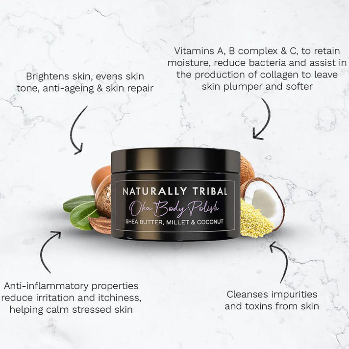 Naturally Tribal Oka Body Polish -  130gm 7268200 2