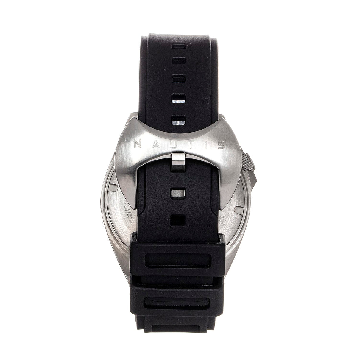 Nautis Global Dive Swiss Quartz Movt. Grey Dial 50 ATM Mens Watch with Black Strap 7783122 4