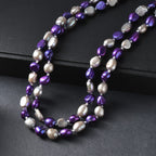 Pearl Station Necklace (Size 58) 450.00 Ct.