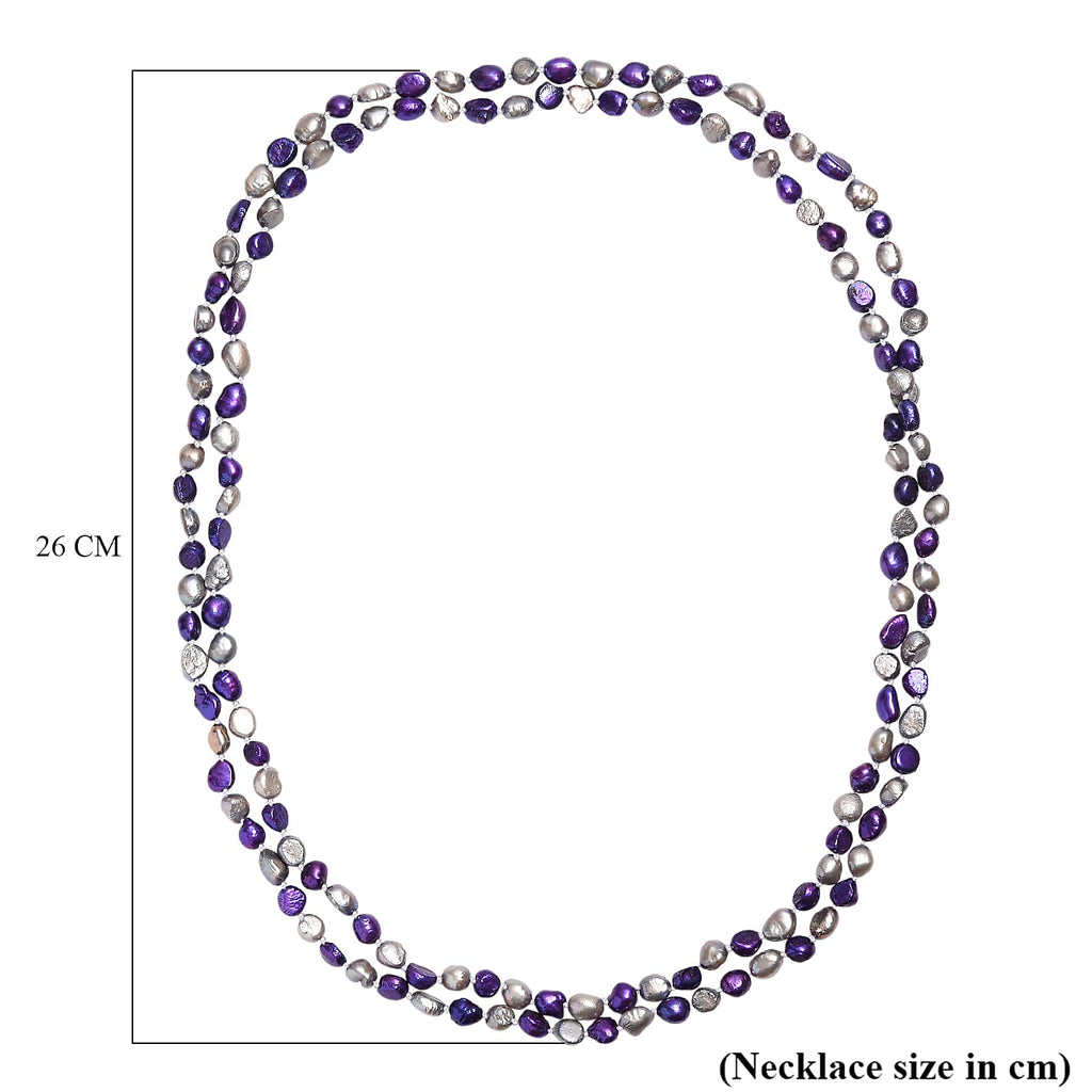 Pearl Station Necklace (Size 58) 450.00 Ct.