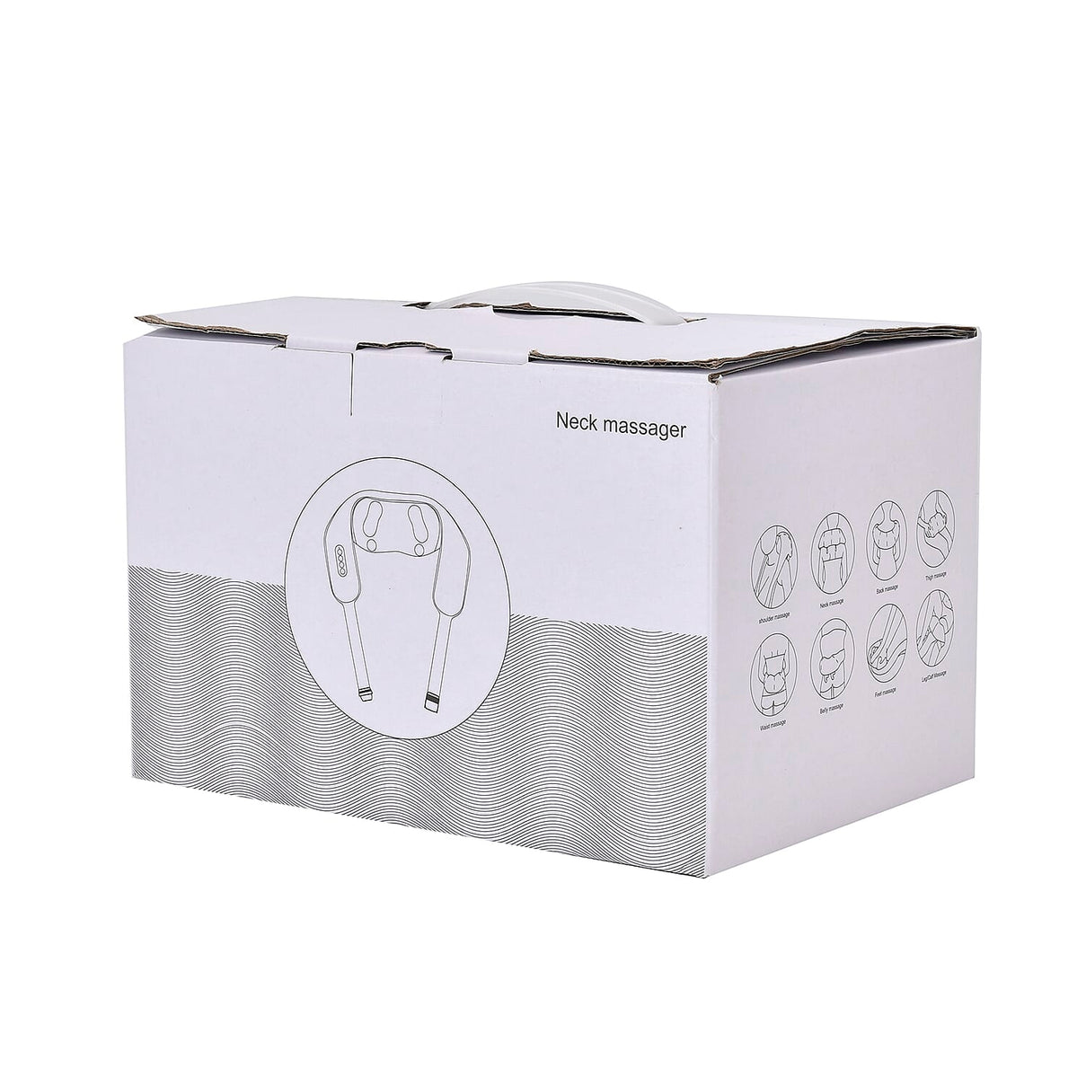Wireless Back and Shoulder Massager - Cream 7709904 8