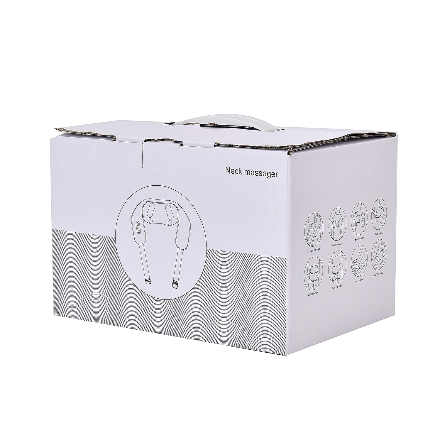 Wireless Back and Shoulder Massager - Cream 7709904 8
