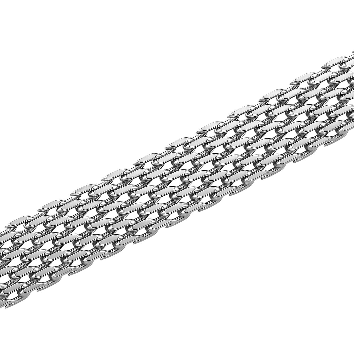 Designer Inspired Necklace (Size - 16 - 2 Ext) in Silver Tone 8193555 4
