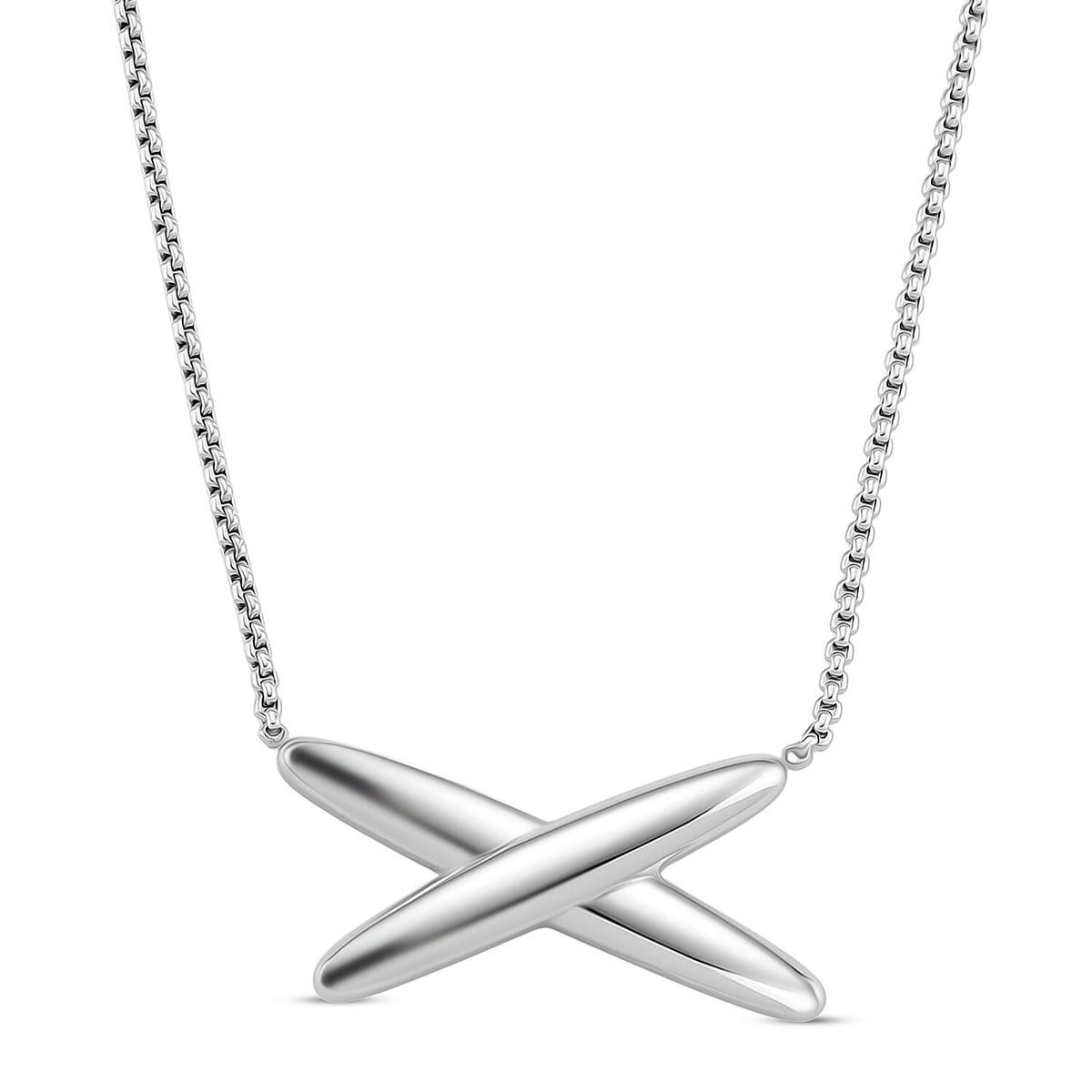 Designer Inspired Kiss Necklace (Size - 16 - 2 Ext) with Lobster Clasp 8193571 0