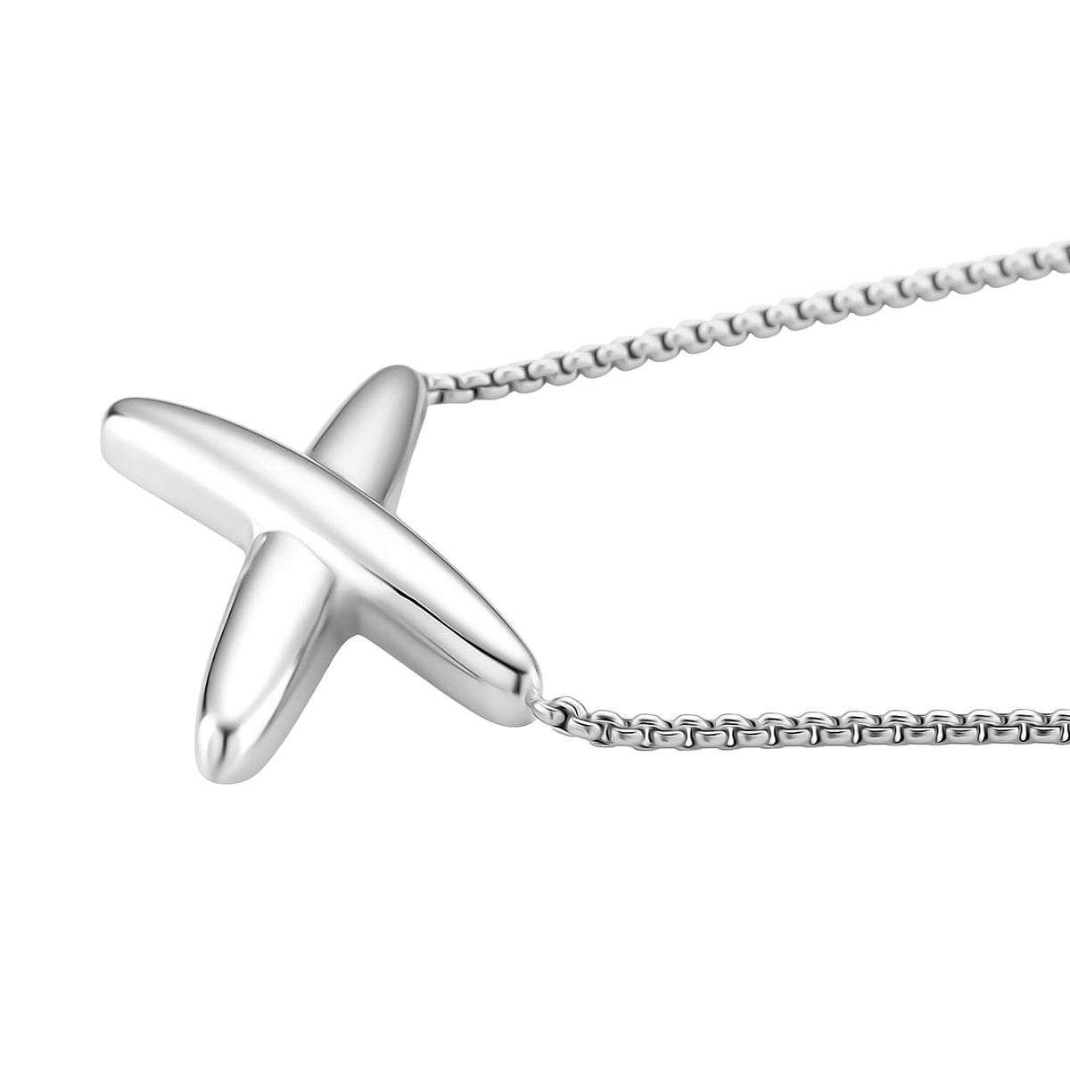 Designer Inspired Kiss Necklace (Size - 16 - 2 Ext) with Lobster Clasp 8193571 3