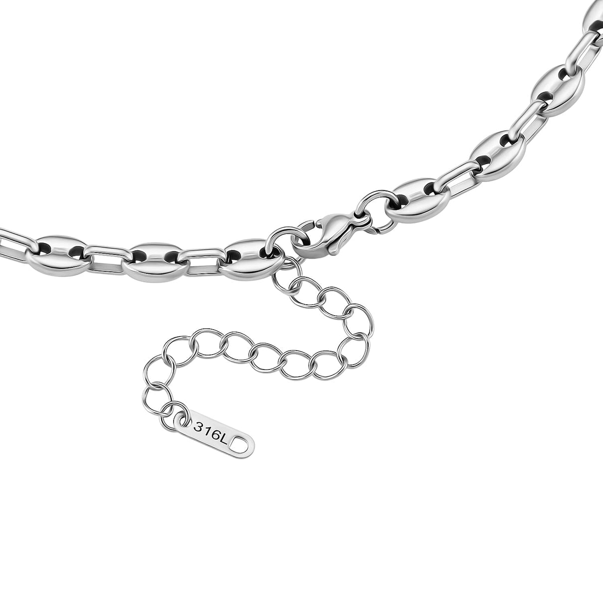 Mariner Necklace (Size - 16 - 2 Ext) with Lobster Clasp in Silver Tone 7998897 4