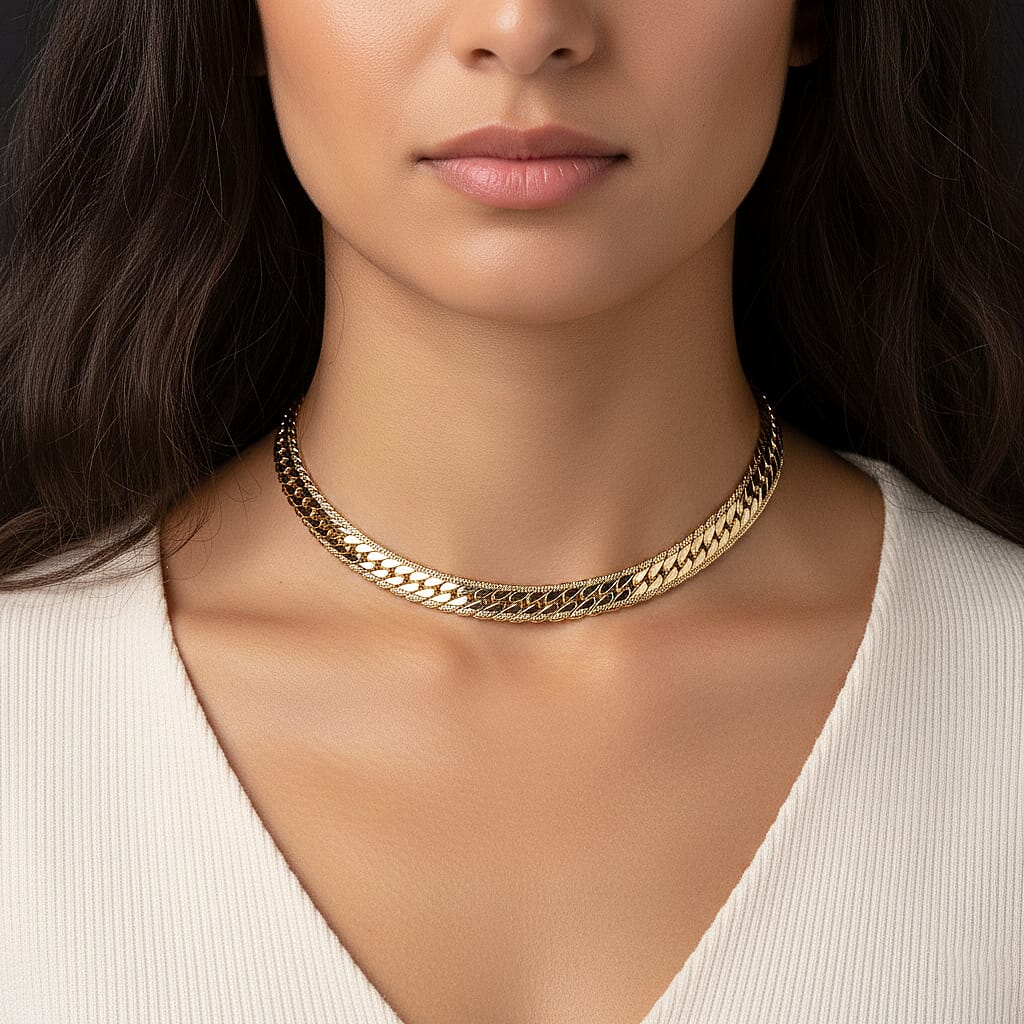 Close Out Deal- Cuban Necklace  in Yellow Gold Plated 8273409 3