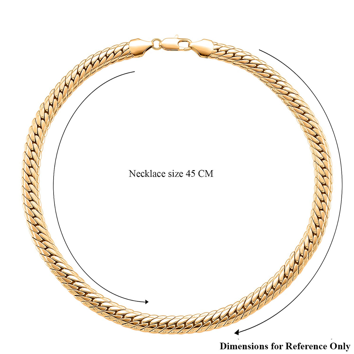 Close Out Deal- Cuban Necklace  in Yellow Gold Plated 8273409 6
