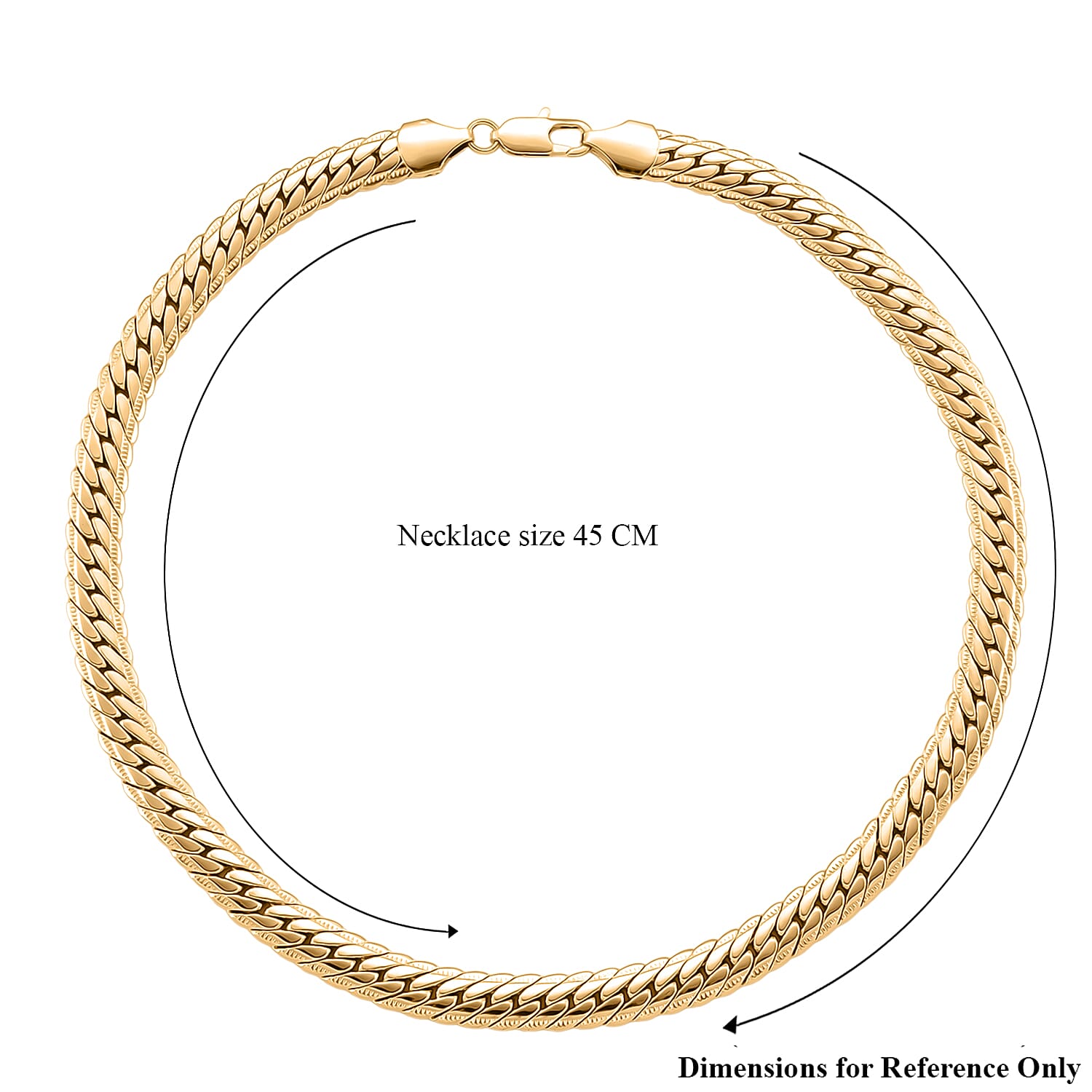 Close Out Deal- Cuban Necklace  in Yellow Gold Plated 8273409 6