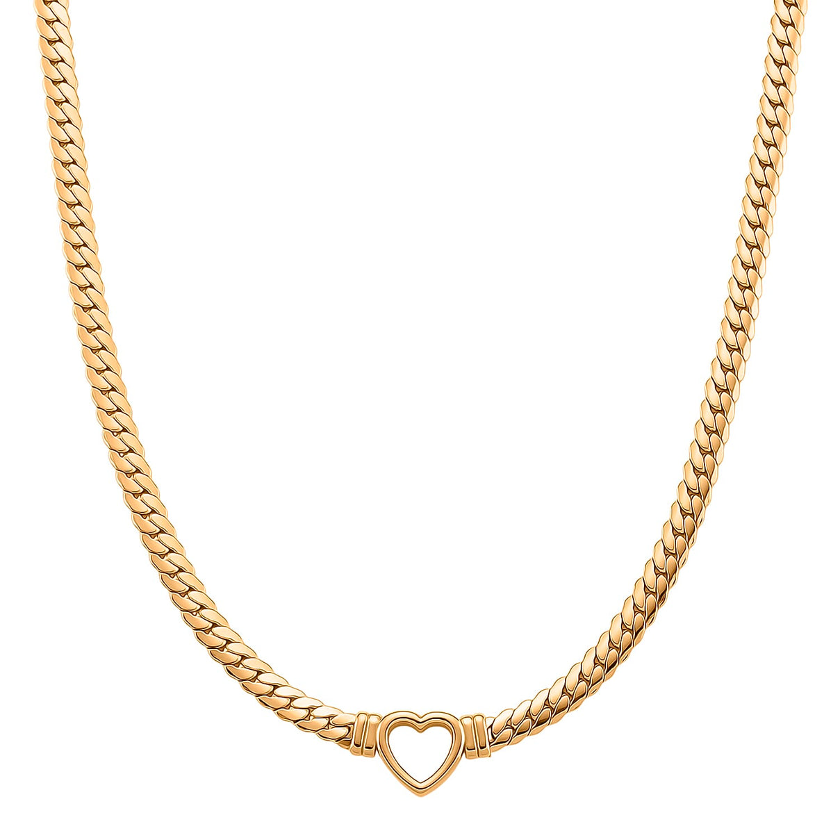 One Time Close Out Deal - Heart Necklace (Size - 19 with Ext) 8193537 0
