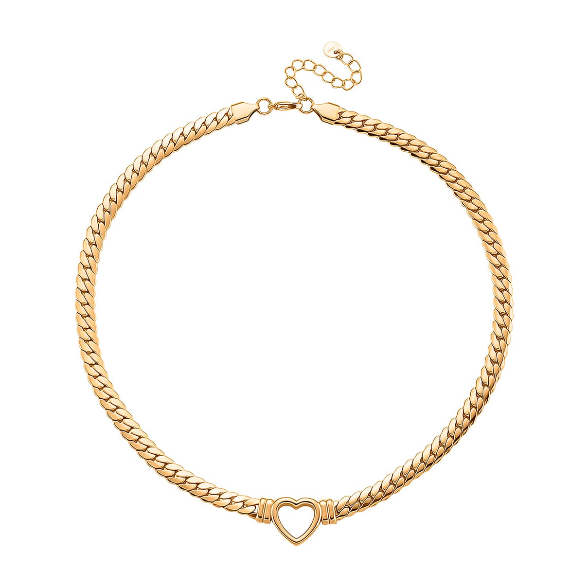 One Time Close Out Deal - Heart Necklace (Size - 19 with Ext) 8193537 3