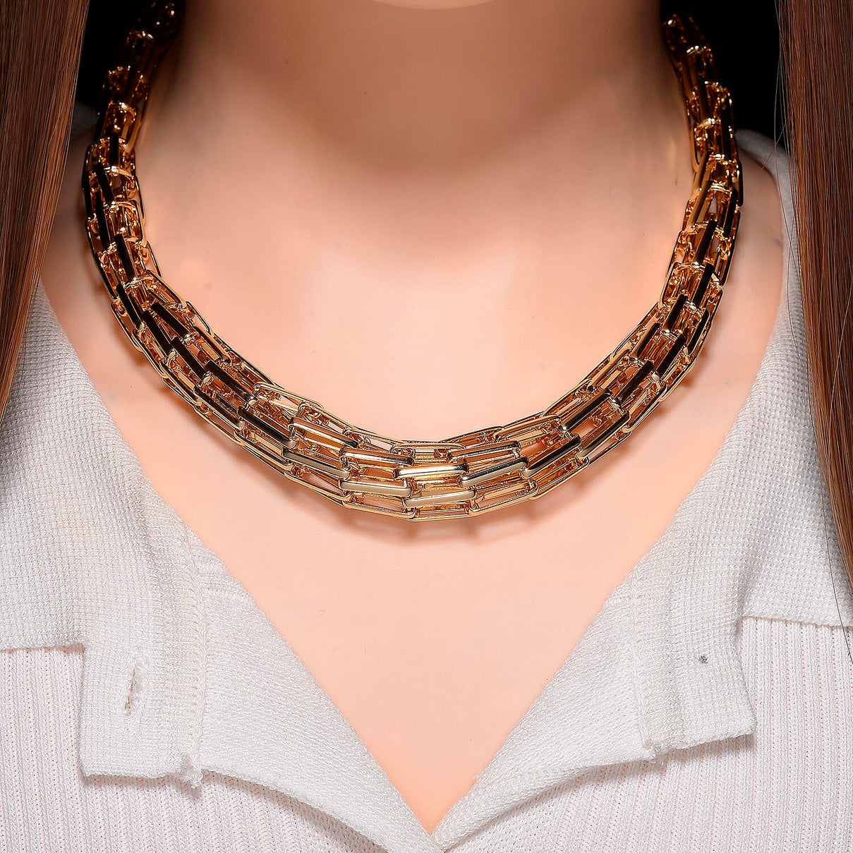 Necklace (Size - 18 - 3 Ext) in Yellow Gold Plated 8211317 2