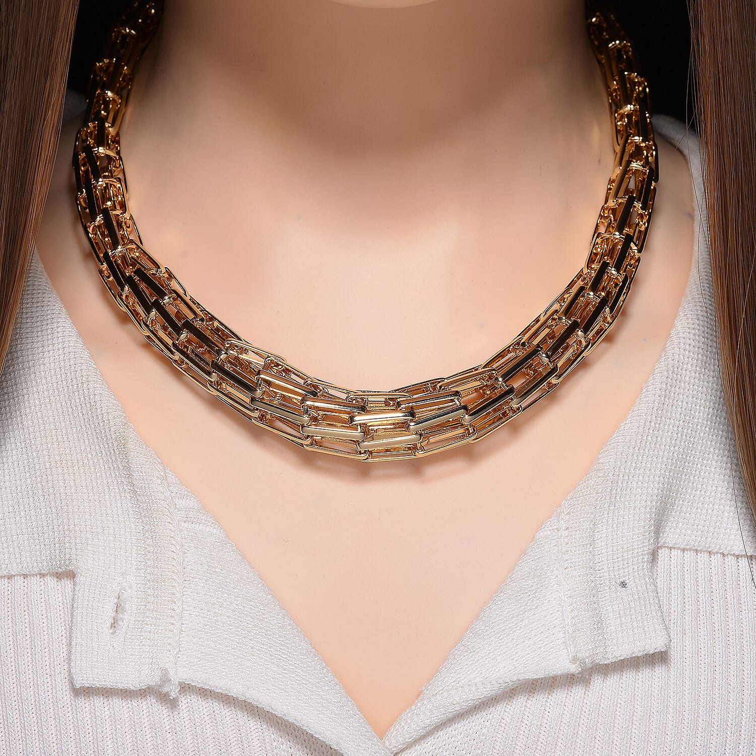 Necklace (Size - 18 - 3 Ext) in Yellow Gold Plated 8211317 2