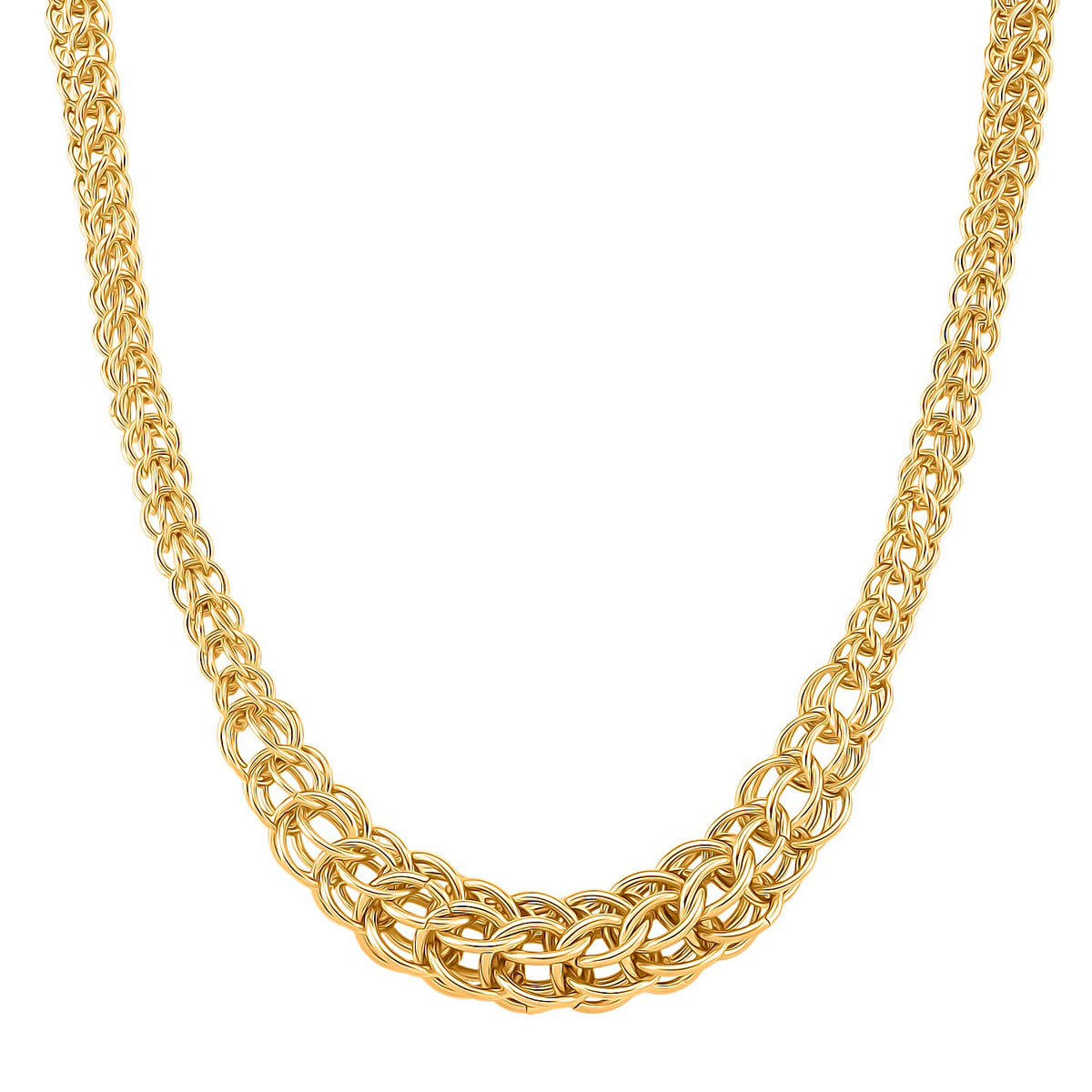 Close out Deal- Designer Inspired Byzantine Necklace (Size - 18 - 3 Ext) 8211318 0