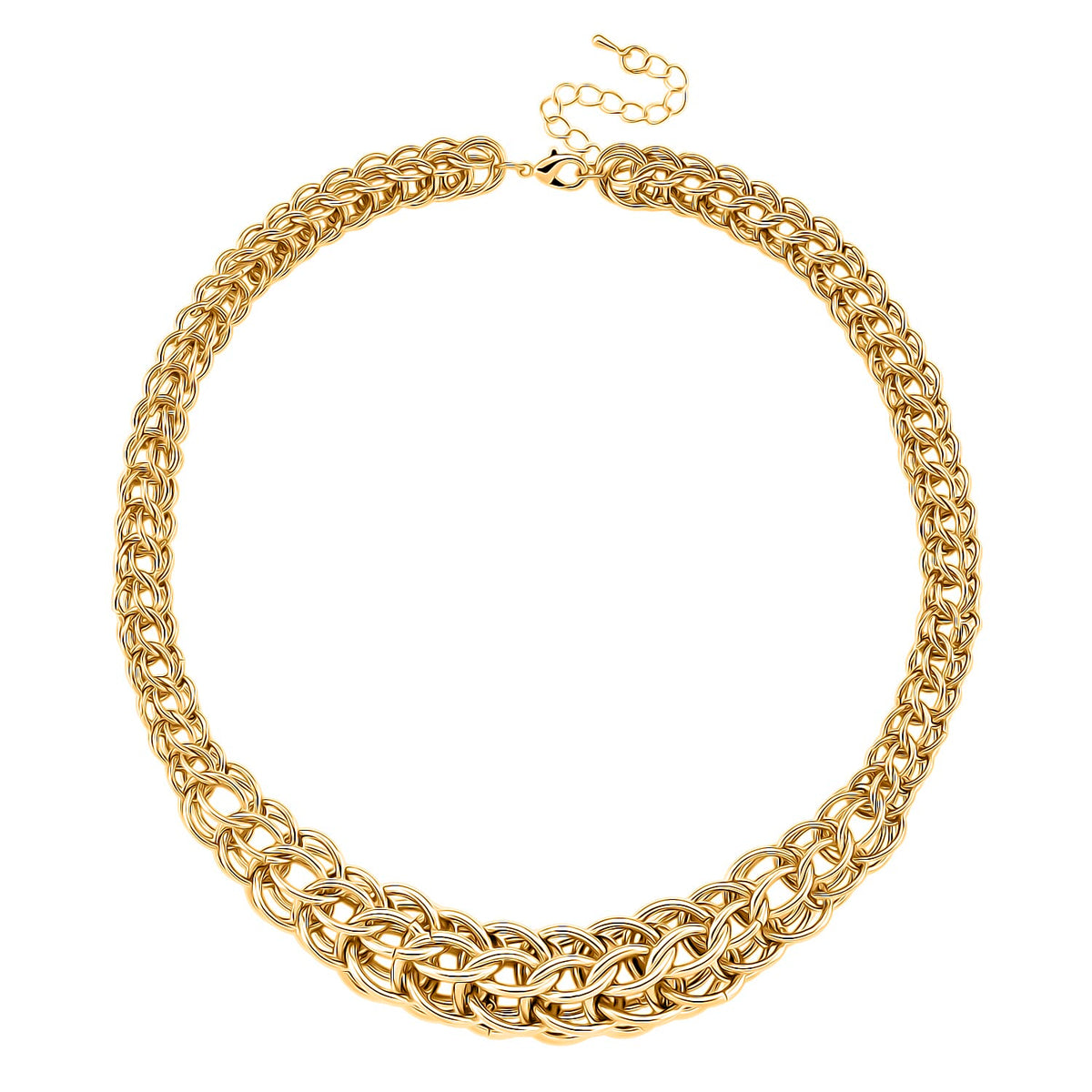 Close out Deal- Designer Inspired Byzantine Necklace (Size - 18 - 3 Ext) 8211318 3