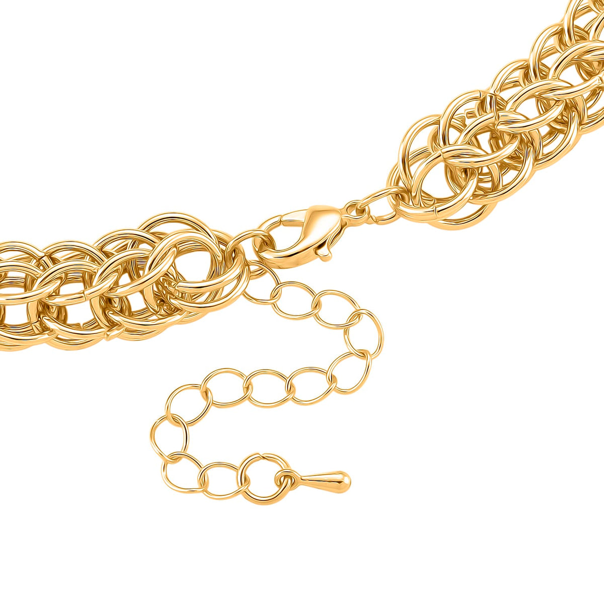 Close out Deal- Designer Inspired Byzantine Necklace (Size - 18 - 3 Ext) 8211318 5