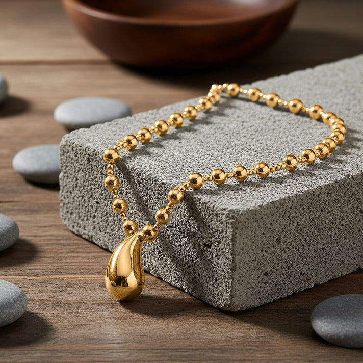 Necklace (Size 18.75 + 2 Ext) in Yellow Gold Plated 8234869 2