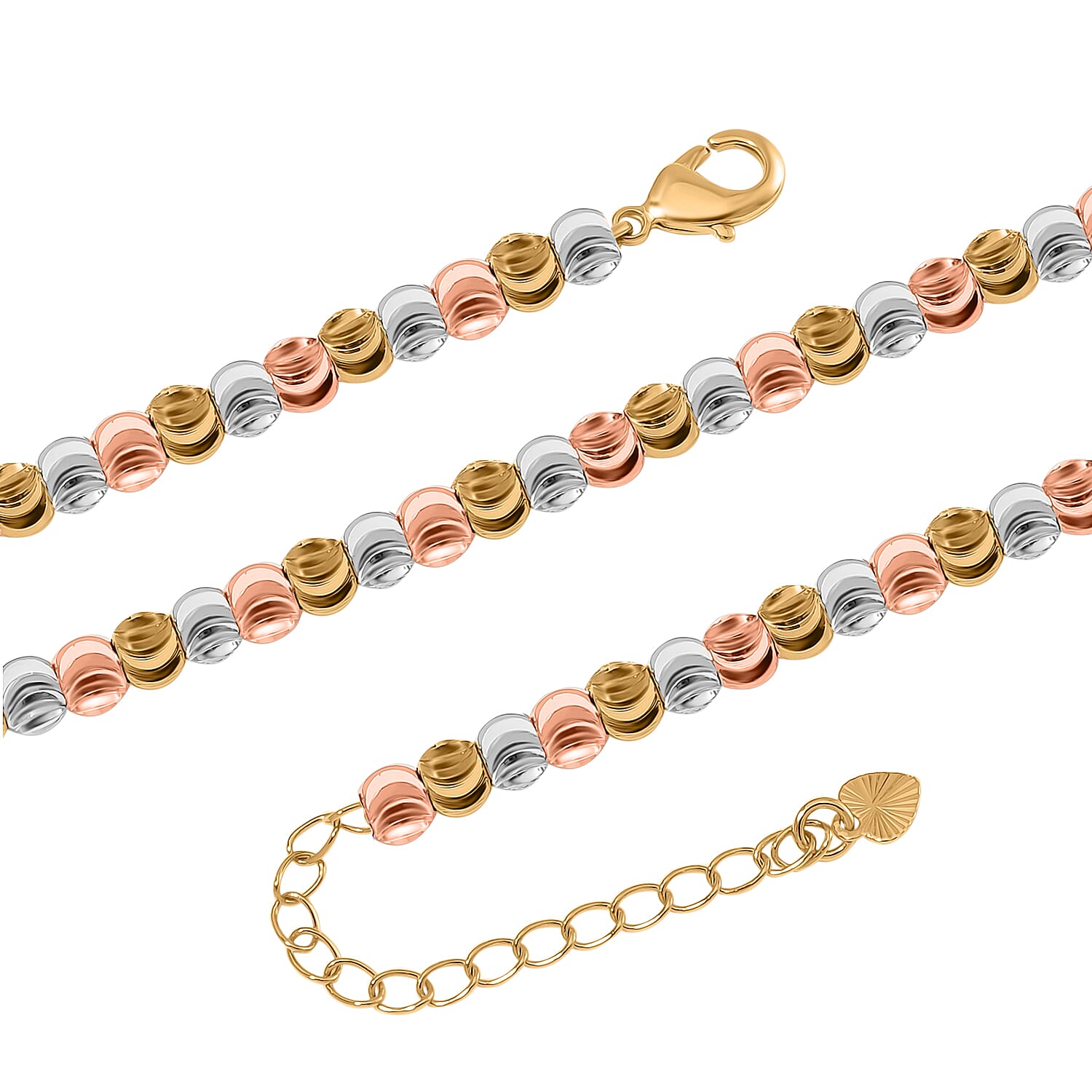 One Time Close Out - Tri Colour Chicco Necklace (Size - 18-2 EXT) 7956139 3