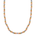 One Time Close Out - Tri Colour Chicco Necklace (Size - 18-2 EXT)