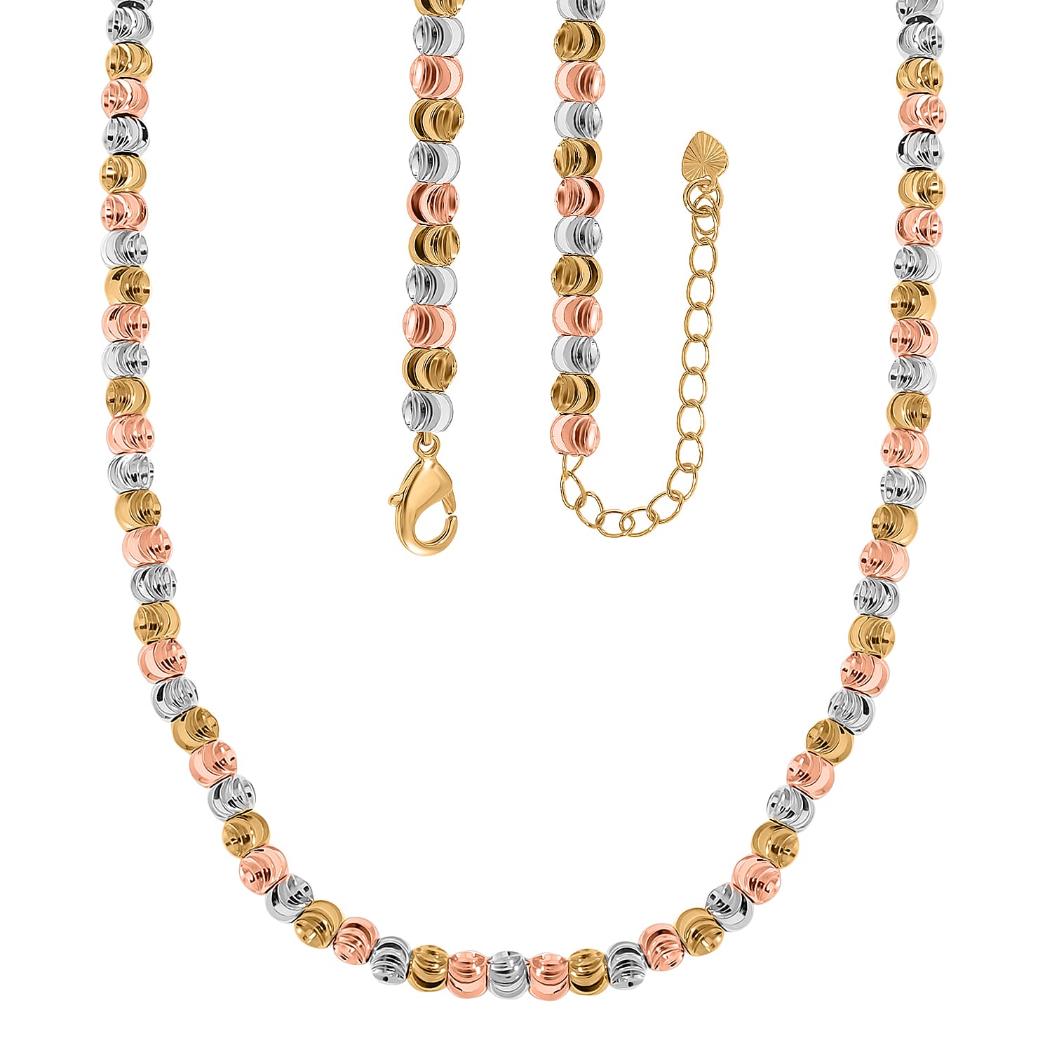 One Time Close Out - Tri Colour Chicco Necklace (Size - 18-2 EXT) 7956139 5