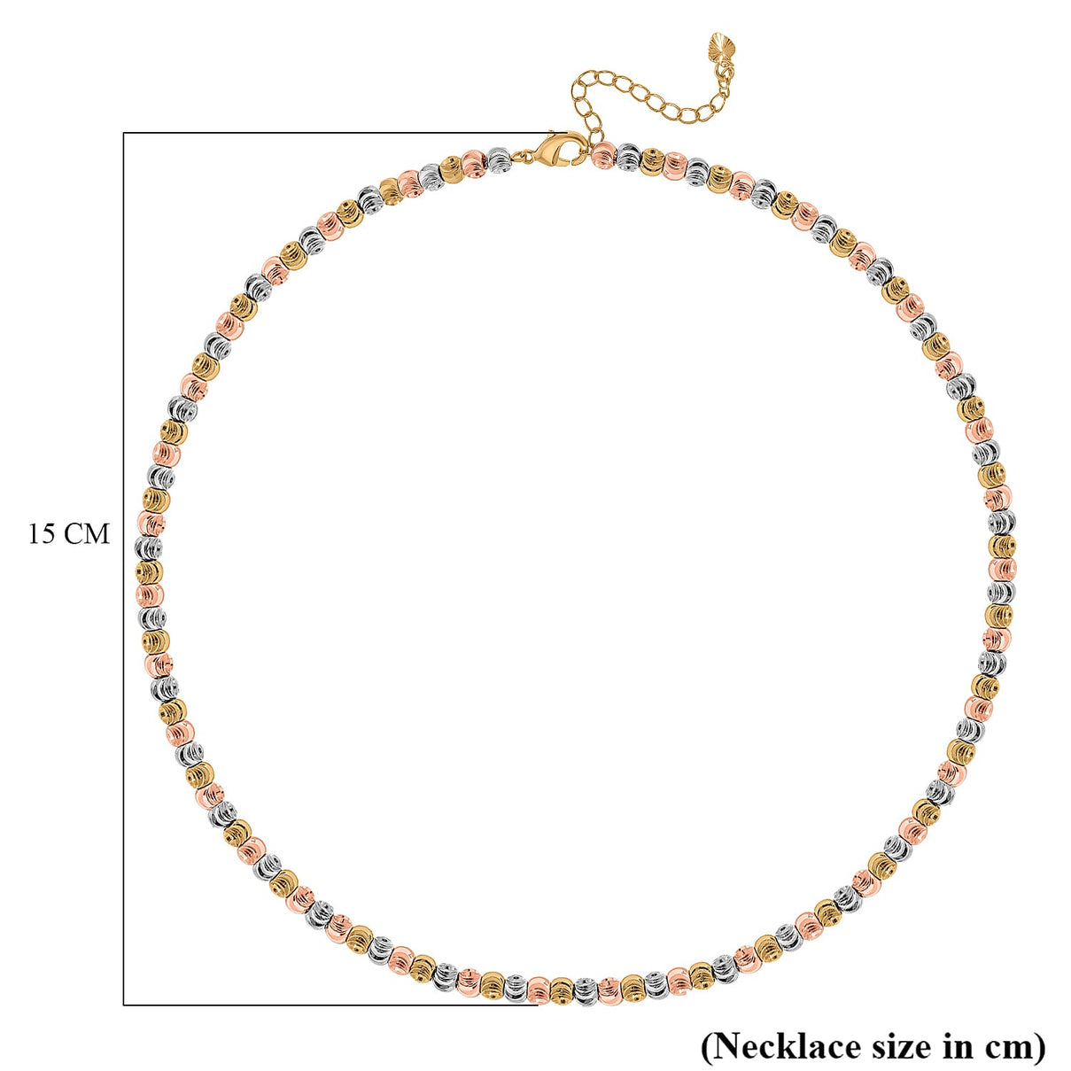 One Time Close Out - Tri Colour Chicco Necklace (Size - 18-2 EXT) 7956139 6