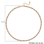 One Time Close Out - Tri Colour Chicco Necklace (Size - 18-2 EXT)