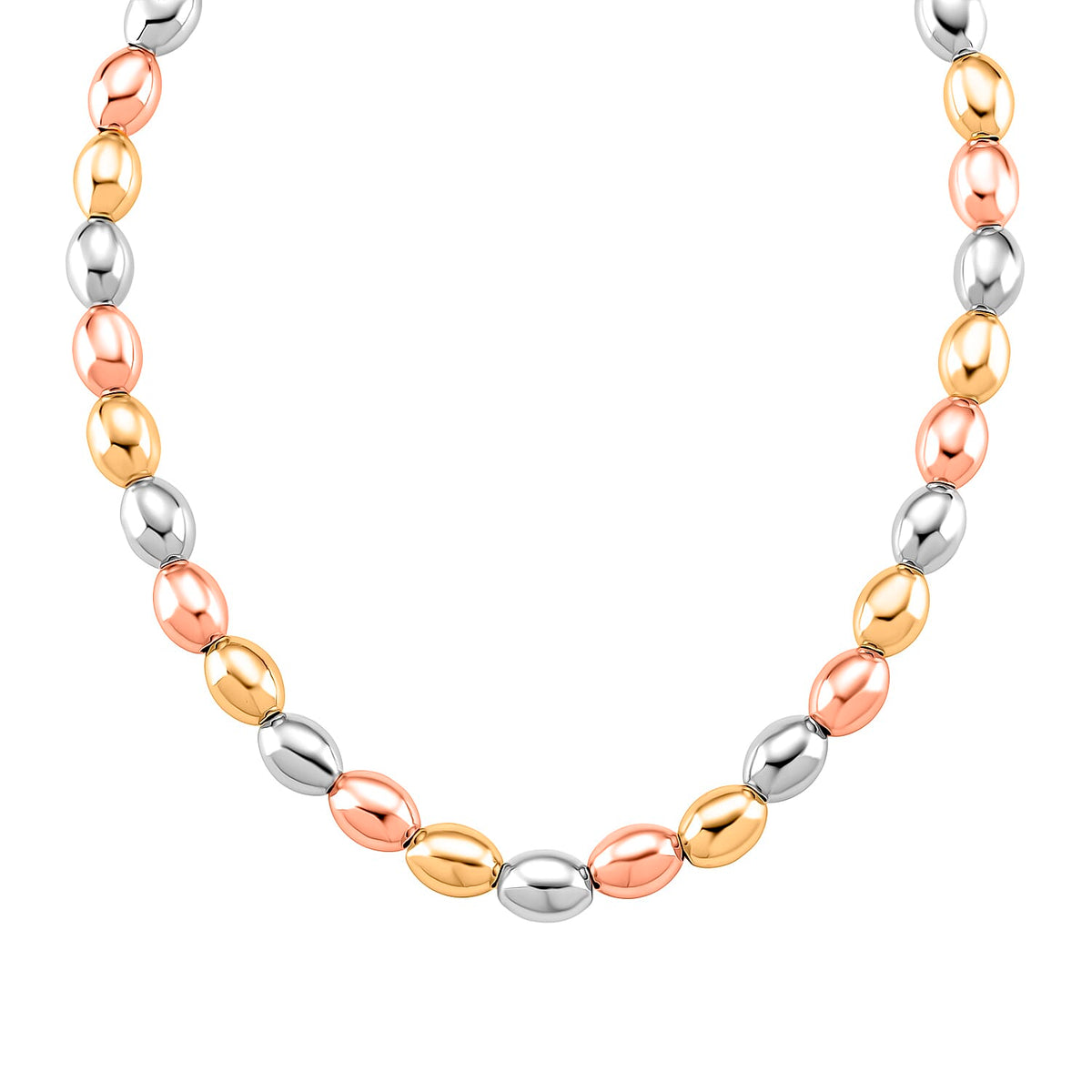 Designer Closeout - Tri-Colour Beaded Necklace (Size 18 - 2 Ext.) 8234862 0