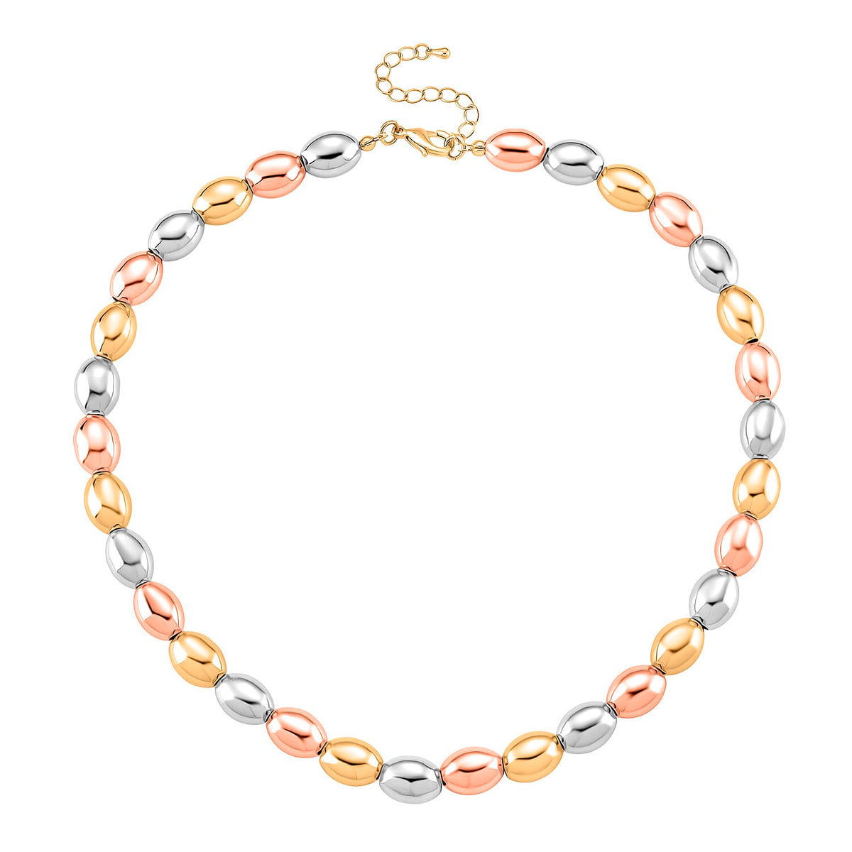 Designer Closeout - Tri-Colour Beaded Necklace (Size 18 - 2 Ext.) 8234862 3