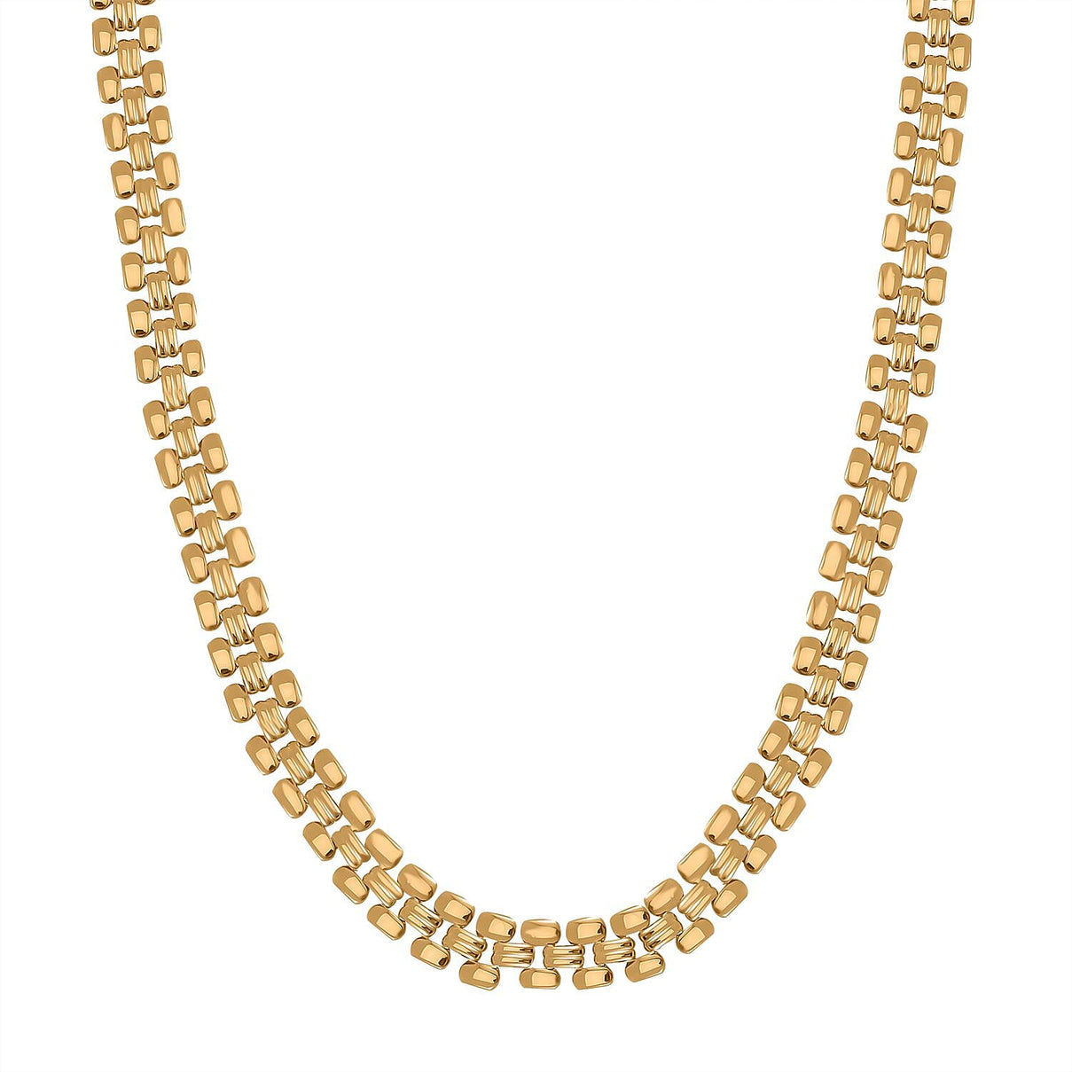 One Time Close Out - Panther Link Necklace (Size - 19.75) 8192342 0