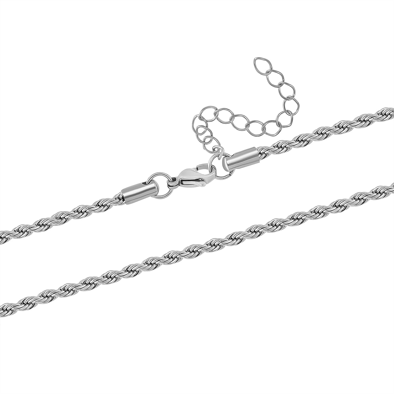 Close Out Deal - Cross Necklace With Rope Chain (Size - 20-2 Ext) 7843133 4