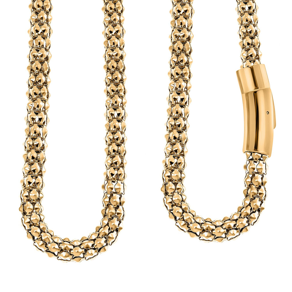 One Time Deal - Designer Inspiration Necklace with Clasp (Size - 20) - Yellow
