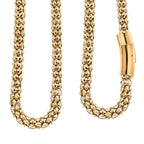 One Time Deal - Designer Inspiration Necklace with Clasp (Size - 20) - Yellow